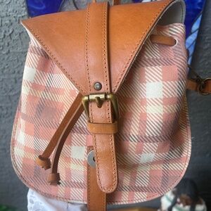 Leather crossbody summer bag made in Italy